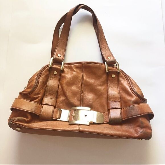 ** Michael Kors ** brown leather shoulder bag - Picture 1 of 8